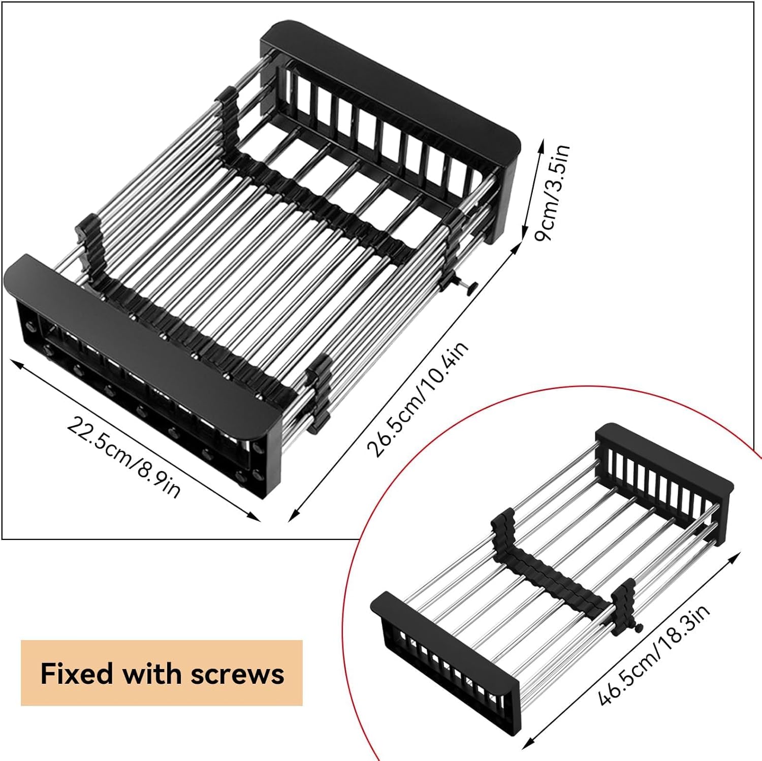 Expandable Kitchen Sink Drying Rack 3
