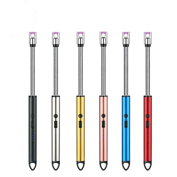 Rechargeable Electric Arc Lighter with LED Display Flexible USB 0