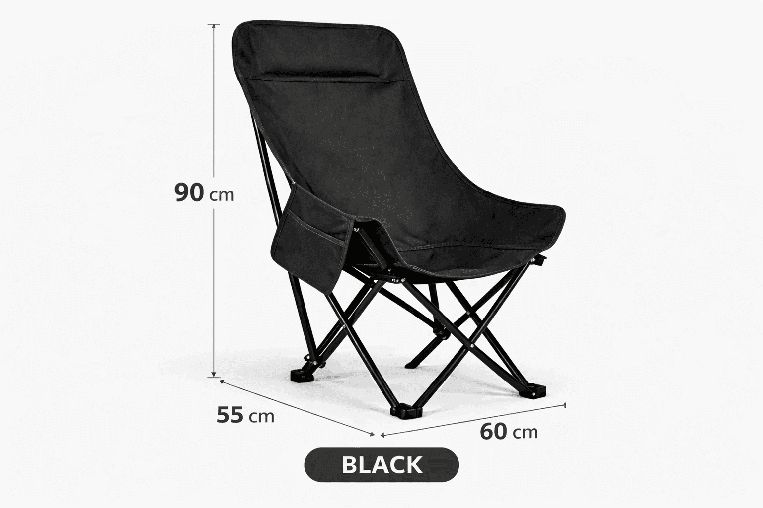 Foldable Outdoor Moon Camping Chair 4