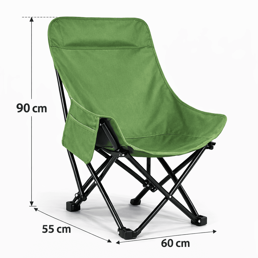 Foldable Outdoor Moon Camping Chair 7